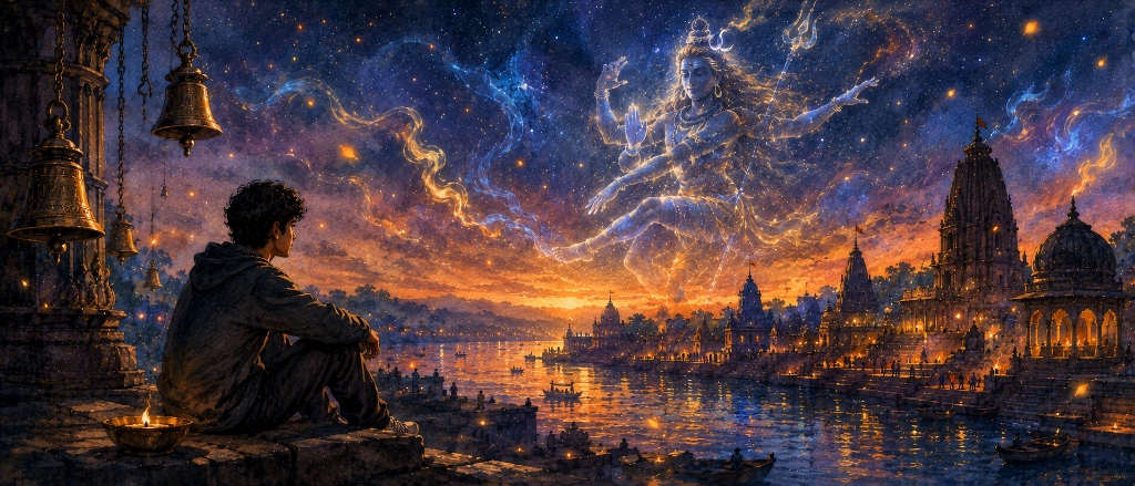 Why Temple? - Ganesh Tajane Cosmic Shiva Vision Artwork
